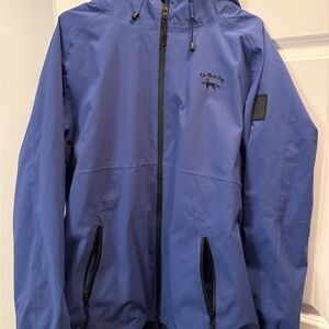 The Black Dog XL Embroidered Blue Jacket